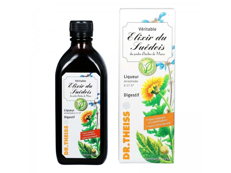 Elixir Du Suedois Bio 20° 350ml - dépuratif/digestif/tonique - Dr.Theiss